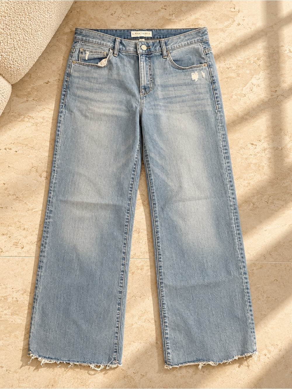 Knox Rose Light Blue Wide Leg Jeans